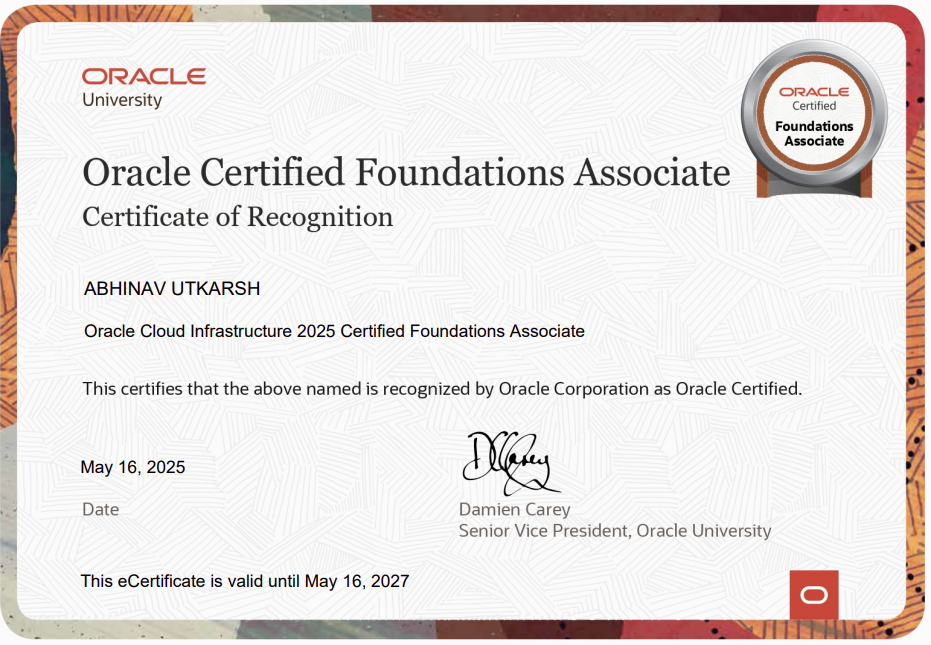 External Certificate 1