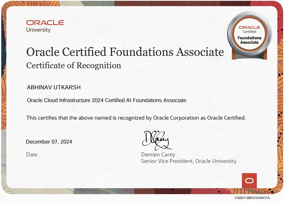External Certificate 3