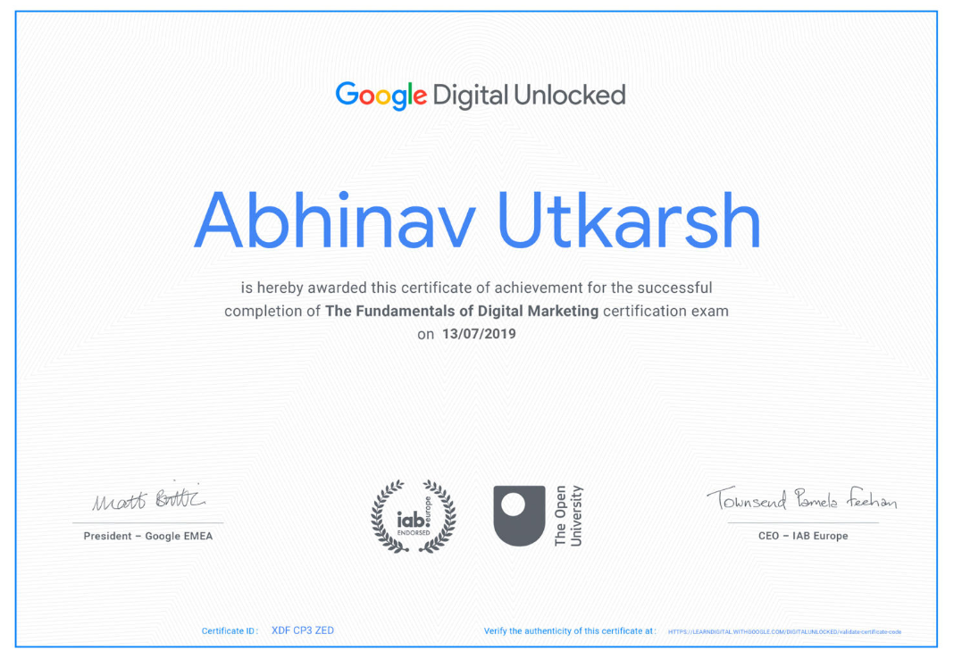External Certificate 4