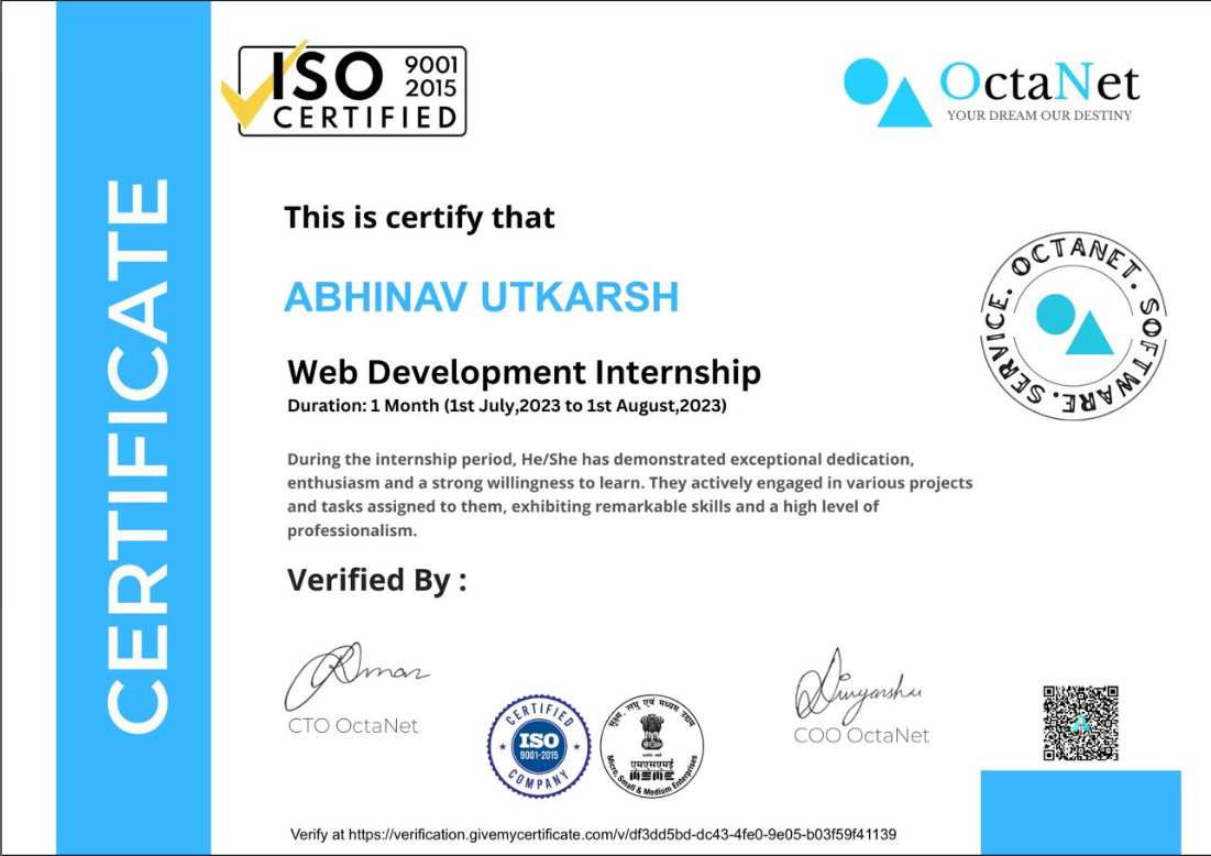 External Certificate 5