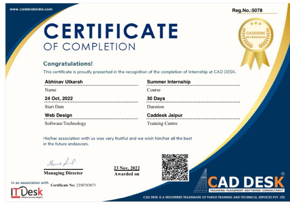 External Certificate 7